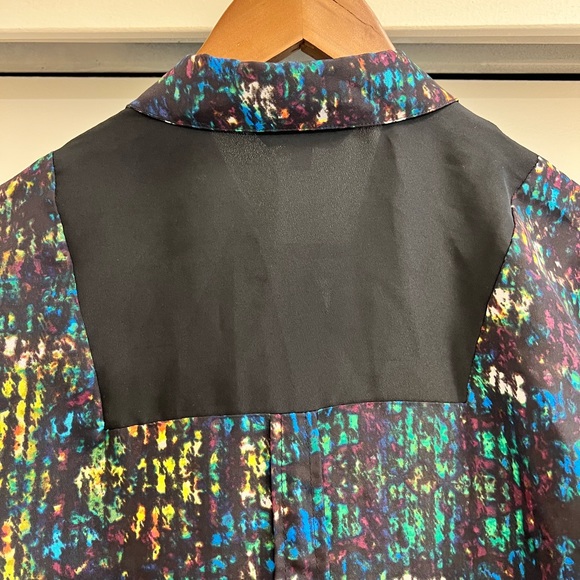 NWOT Derek Lam for Design Colorful Button Down Blouse - Picture 6 of 10